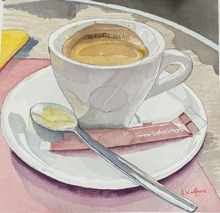 The Painted Pause: : Watercolor & Gentle Chair Yoga