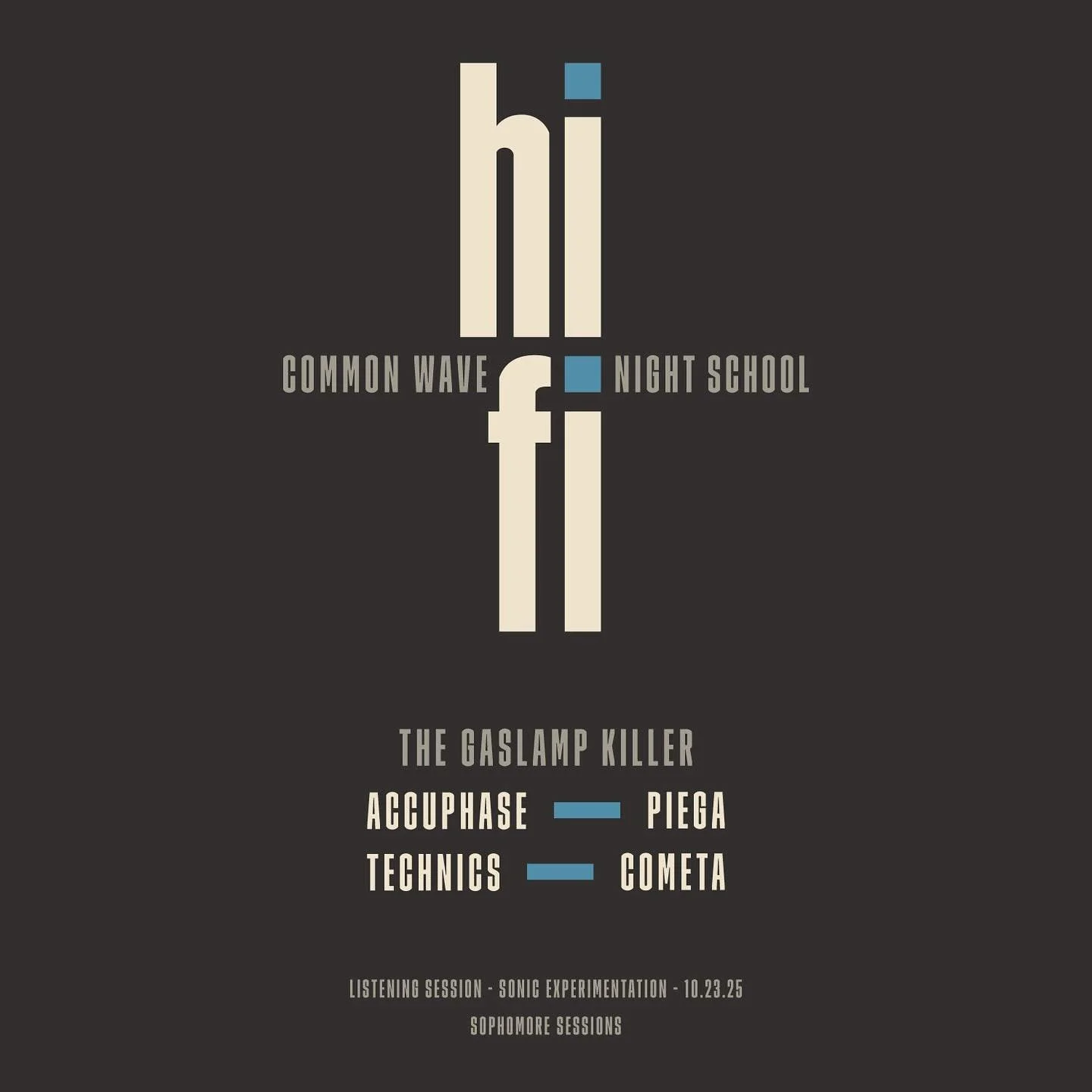 Join us on October 23rd for the next installment of Hi-Fi Night School, hosted by one of our favorite musician-curators, The Gaslamp Killer. 
<Link in Bio>
The legendary LA-based progressive hip-hop producer returns to his DJ roots, taking over