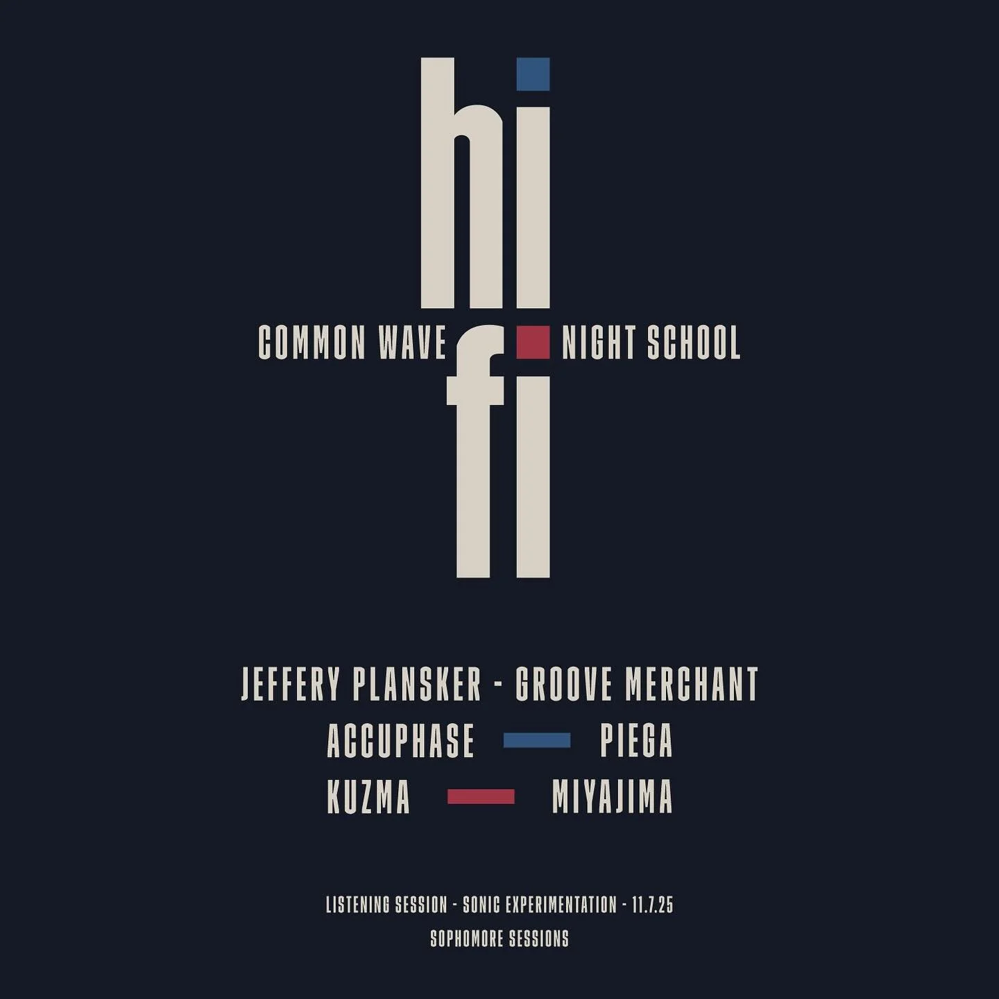 Hi-Fi Night School Session 10 - Jeffrey Plansker &amp; Groove Merchant Records 
&lt; LINK IN BIO &gt;

Join us November 7th for Hi-Fi Night School, where sound and soul converge. This session features two legends in sound: Jeffrey Plansker of Jazz Ad