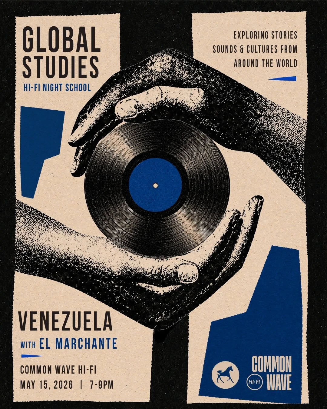 Hi-Fi Night School Year Three &ndash; Global Studies

Join us 5.15.26 at Common Wave Hi-Fi for a listening session with Osmar Romero of El Marchante featuring Venezuelan sounds, bites, and libations &mdash; LINK IN BIO

For our third year of Hi-Fi Ni