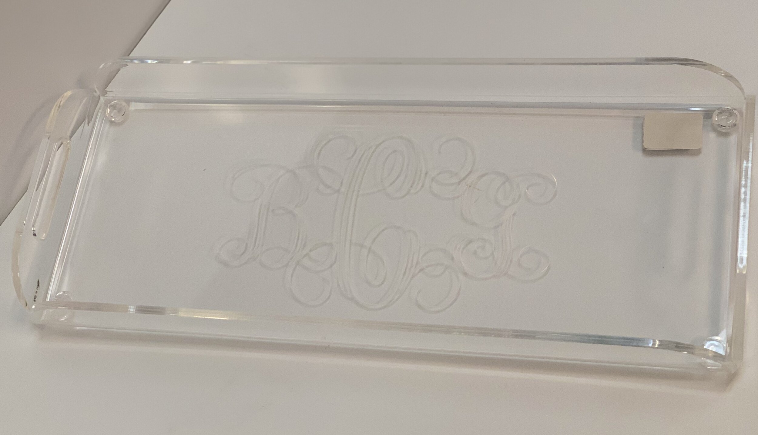 Personalized Tray for Bree and Noah
