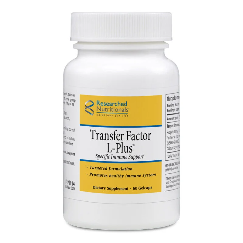 Rhode Island Nutrition Therapy — Researched Nutritionals Transfer Factor  L-Plus Targeted Tick-Borne Immune Support