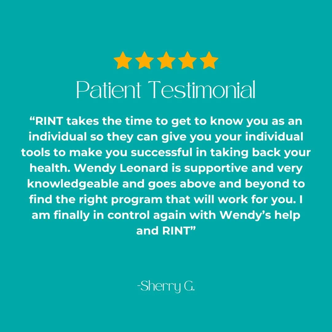 Happy Friday! Take a look at another outstanding testimonial from one of our many happy patients! 

Please remember to leave us a google review or send feedback over to info@rinutritiontherapy.com.

 #testimonial #TestimonialTime #dietitian #dietitia