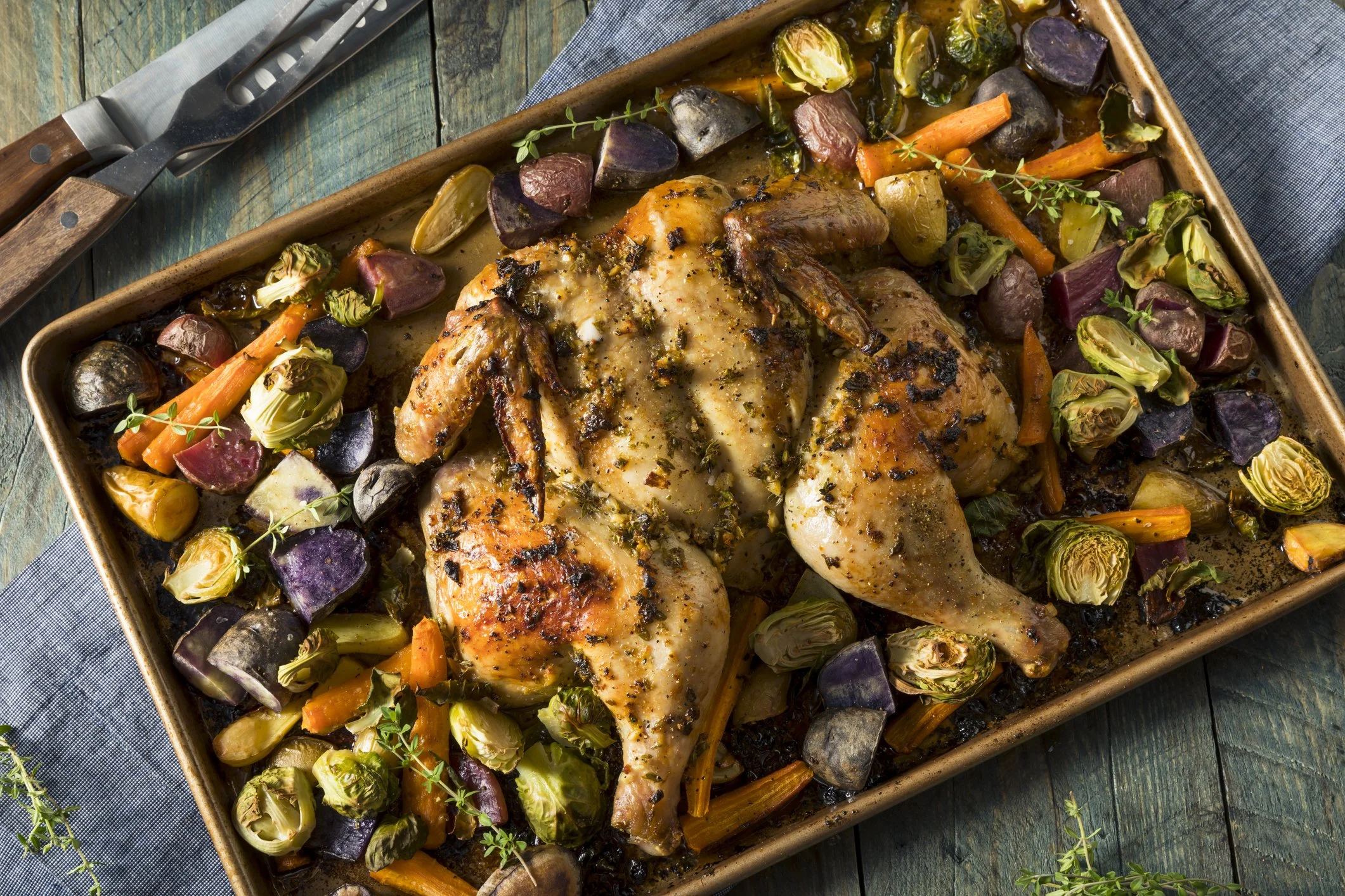 Herb Chicken &amp; Roasted Vegetables