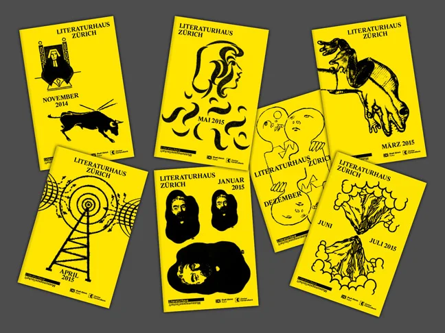 Literaturhaus Zurich—programas mensuales, 2014-2015 © Atlas Studio.jpg