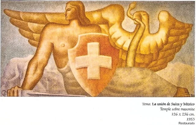 Folleto conmemorativo de entrega de murales Foto M. Dornbierer