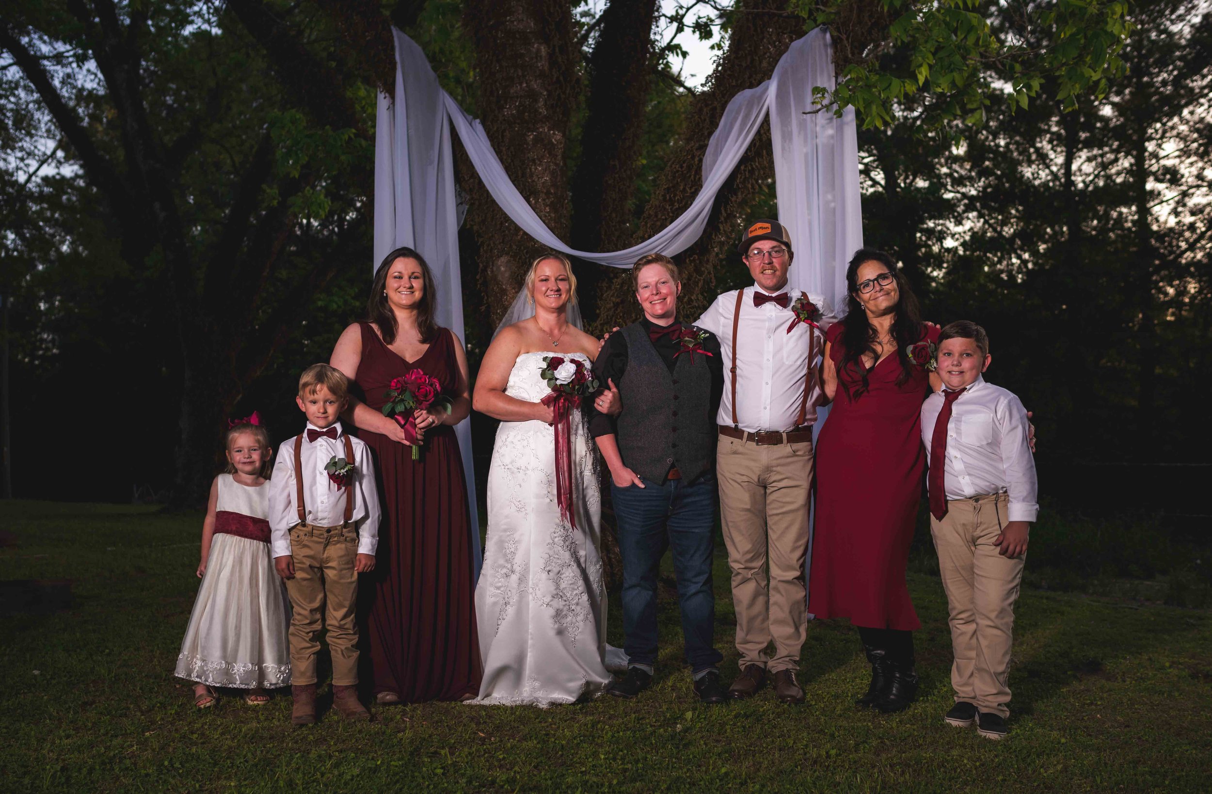 Family pictures - Sentell wedding