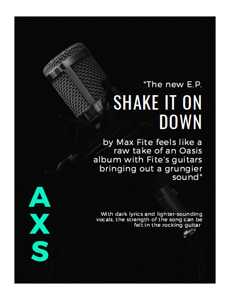 Review of new EP 'Shake It On Down' by Max Fite