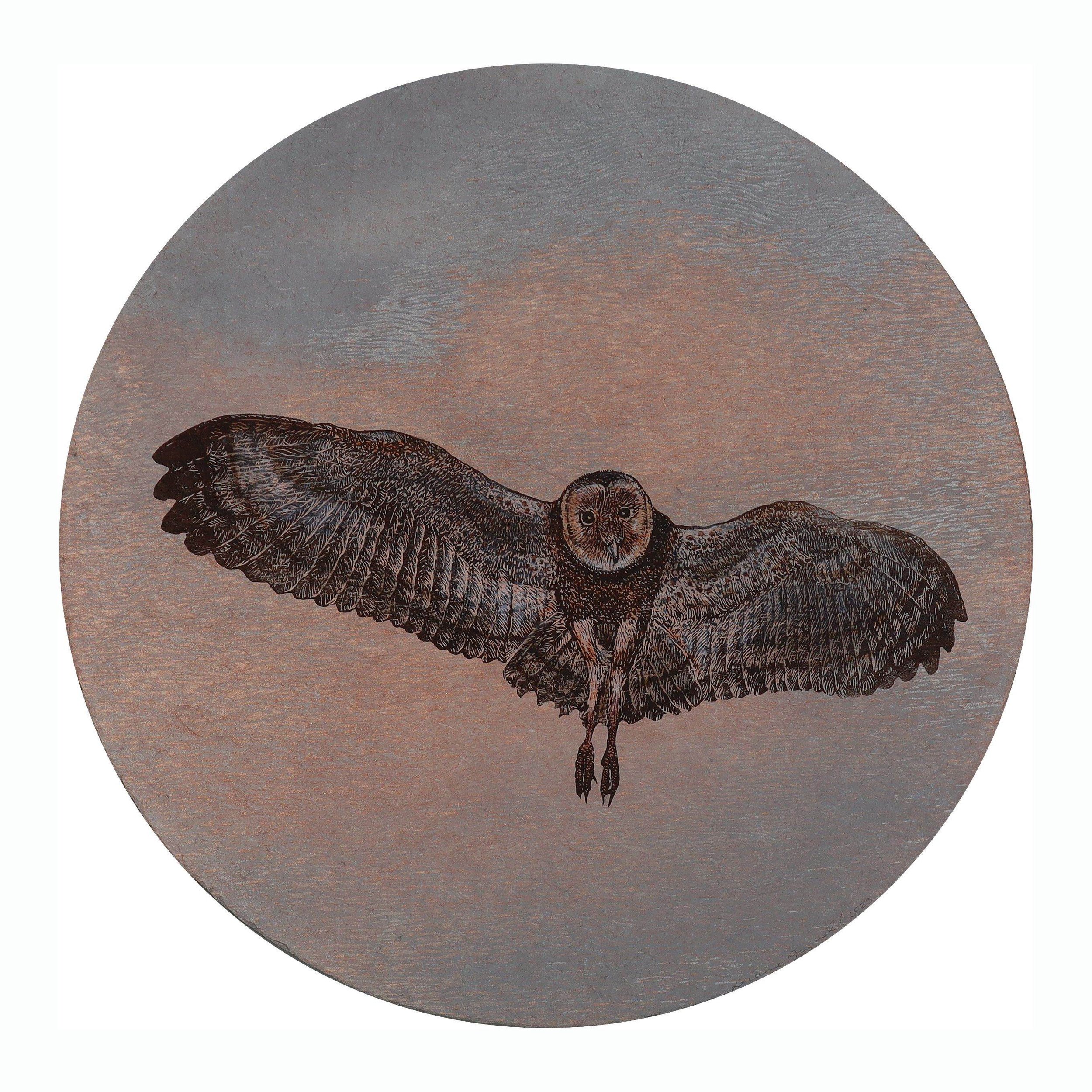 Flock - XXVIII - 2023 - linocut - pigmented ink.jpg