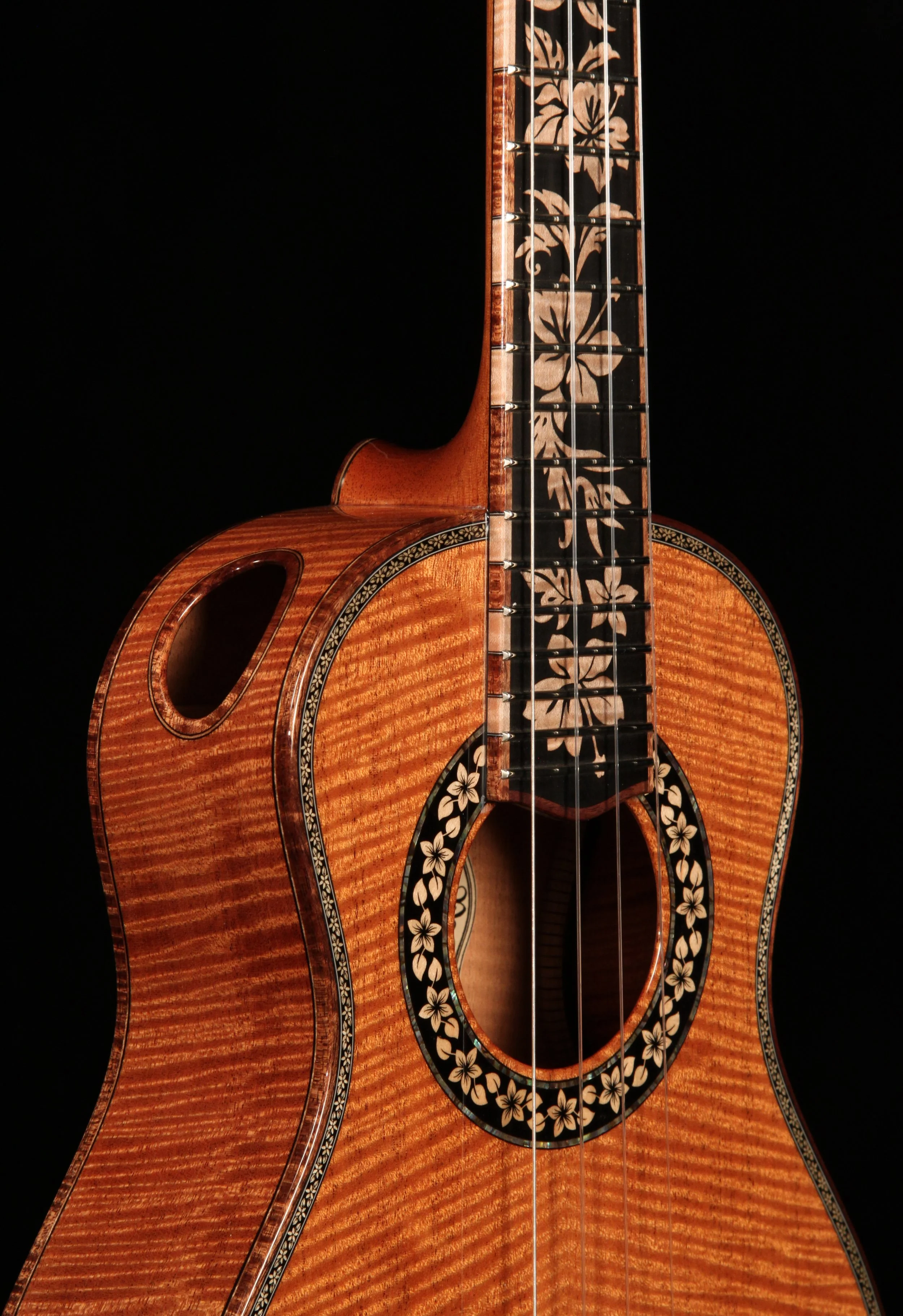 100 Fiddle Back — Petros Custom Ukuleles