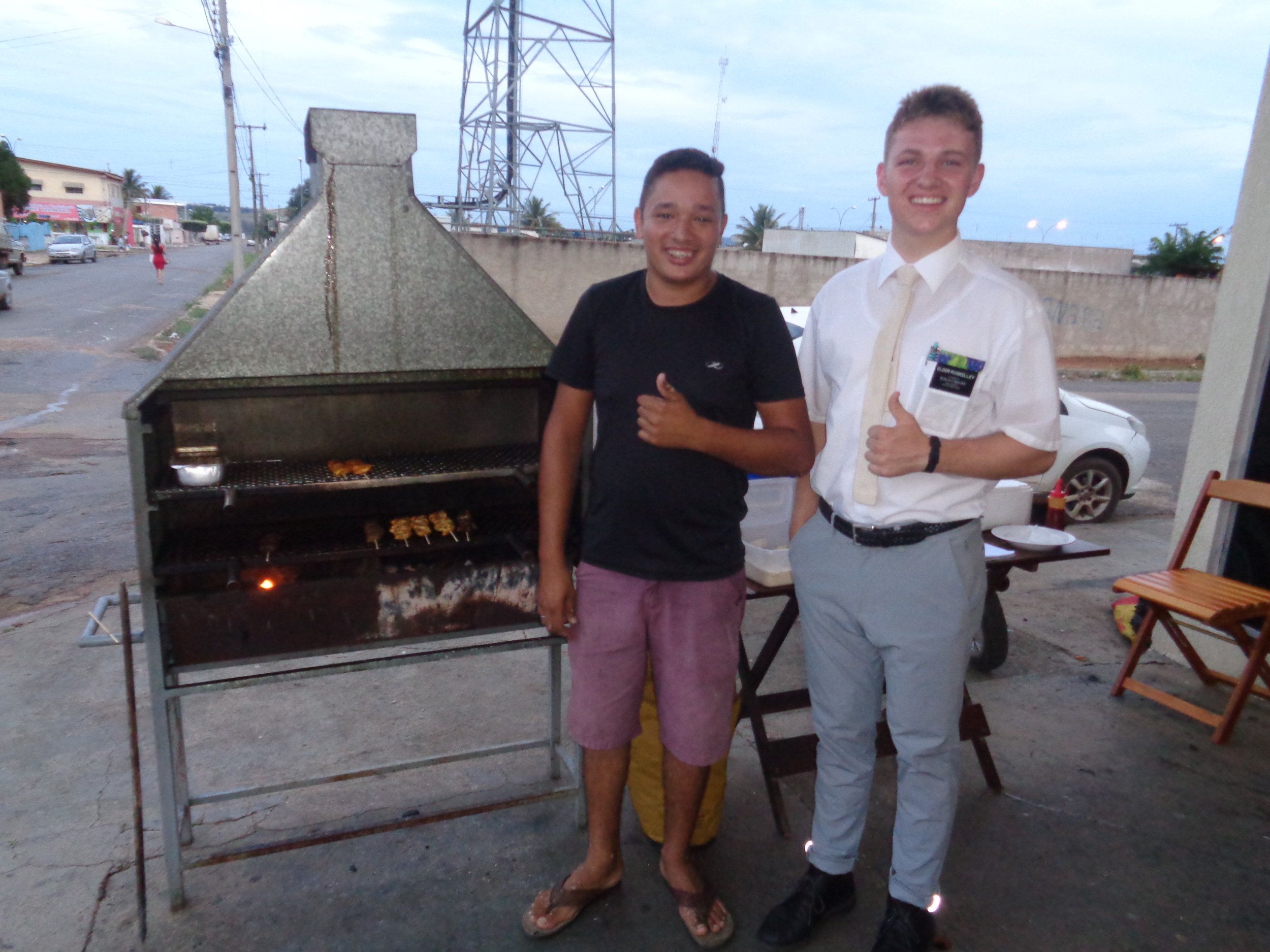 The dude who we always buy meat kebabs from