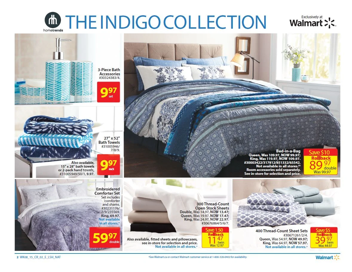 INDIGO - Walmart Flyer pg 1