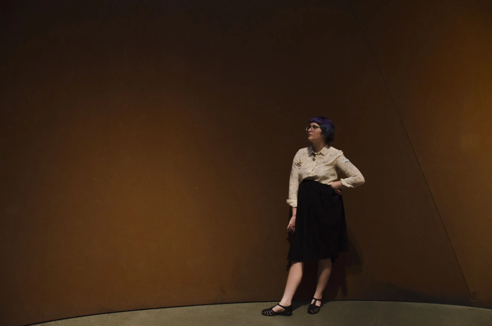  Max in Richard Serra’s “Band” at LACMA 