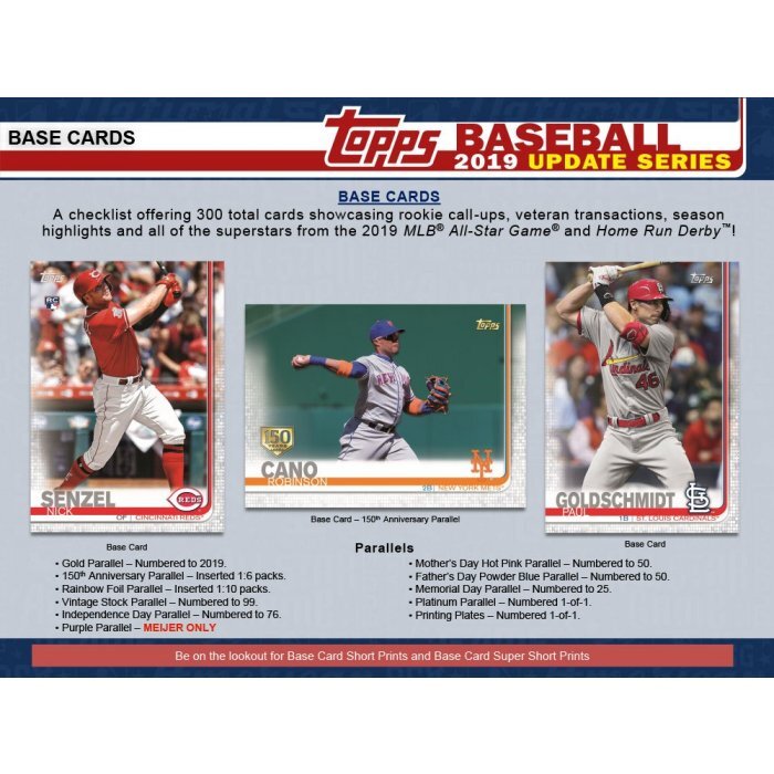 2019 Topps Update US55 Javier Baez 20 Count All Star Game Lot