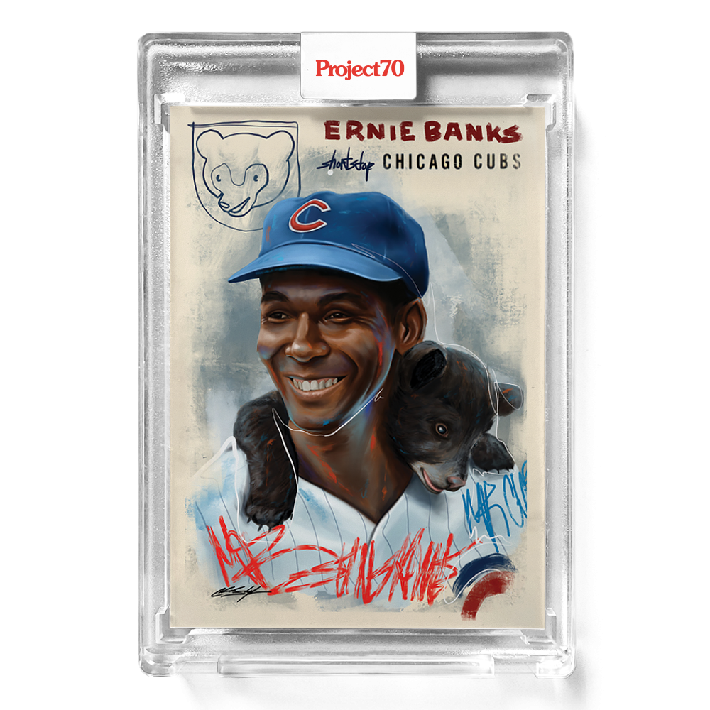 #587 Ernie Banks - 1954