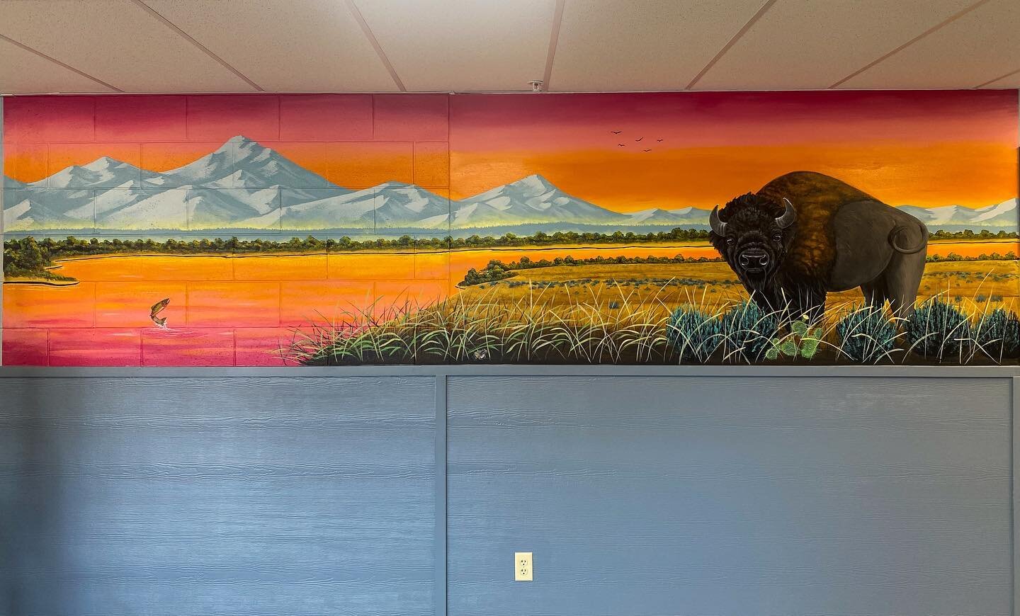 I have a passion for sharing my art with those who may not always have access to fine art, so I&rsquo;m honored to have had the opportunity to create these murals inside the waiting room of the Community Crisis Center! It is my dream that my works wi