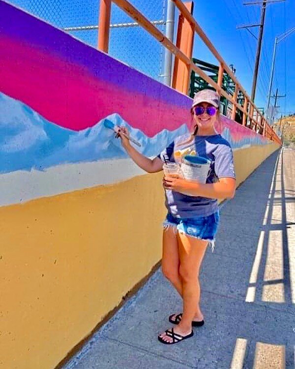 In case you haven&rsquo;t already seen or heard, I have begun expanding the N 13th Street underpass! Be sure to honk and wave if you see me working!

#art #artist #billingsmontana #billingsmt #colorful #montana #montanaartist #mural #painting #street