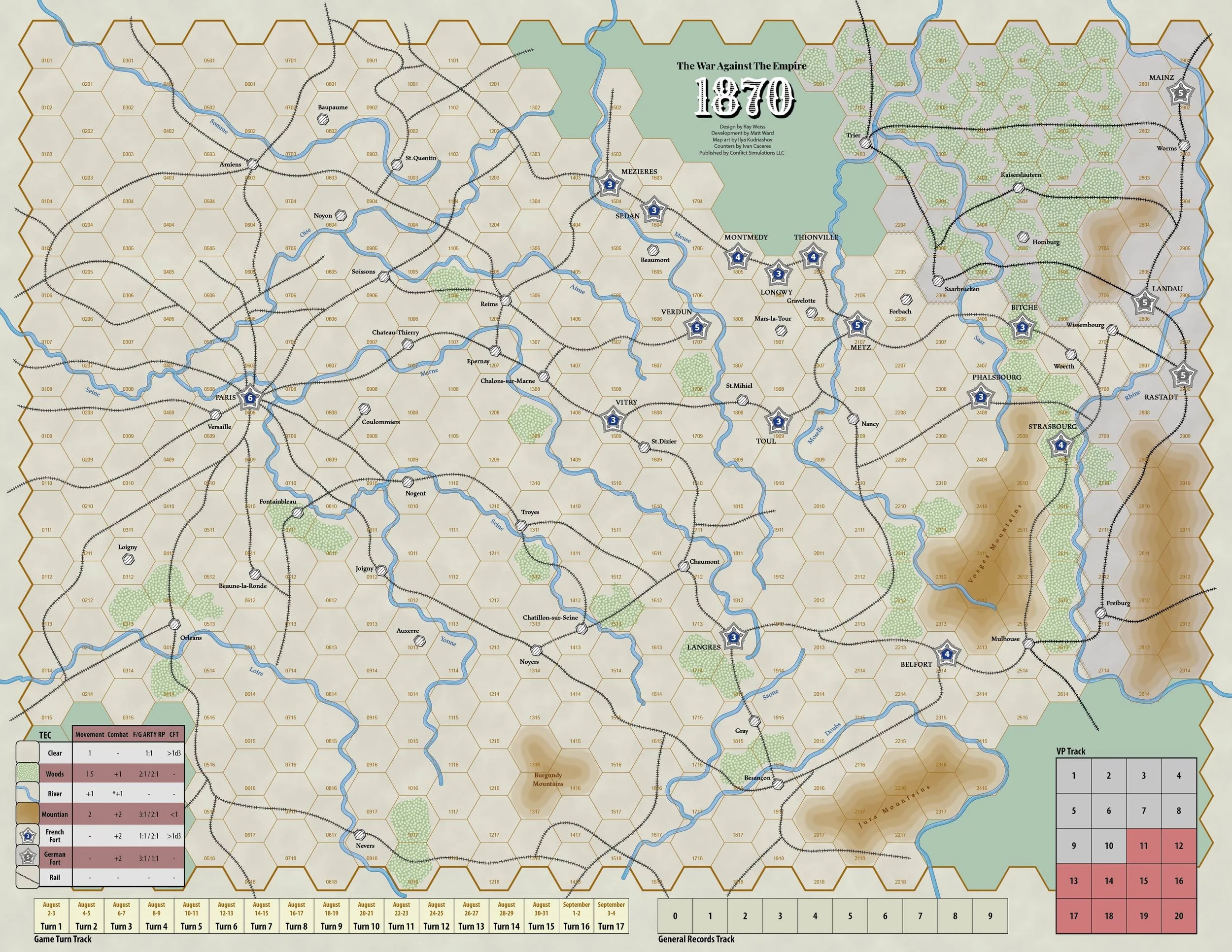1870: The War Against the Empire — Conflict Simulations Limited
