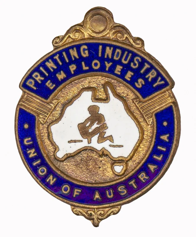 Printing Industry Empoyees Union badge