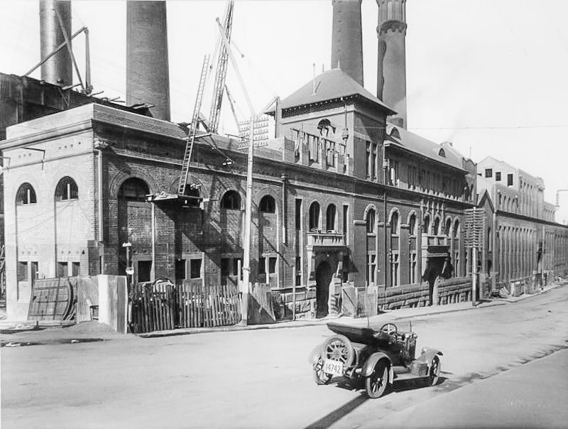 Boiler House Extensions. Pyrmont Power Station. August 1921