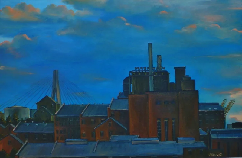 CSR Sunset - CSR Refinery from Point Street 1995