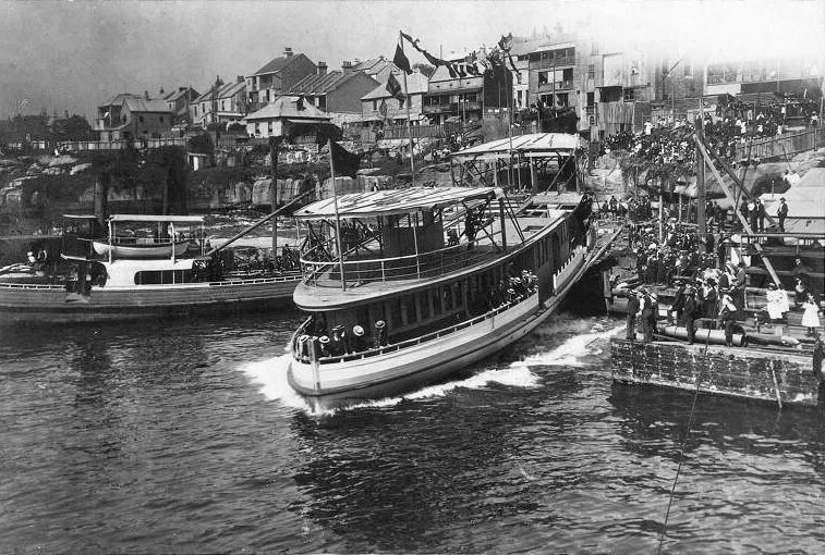 M&S yards, Bayview St, 1903