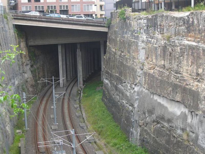 Harris St overbridge