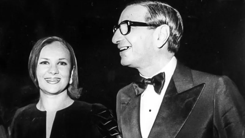 Susan and Isaac Wakil at a gala night at the Opera House