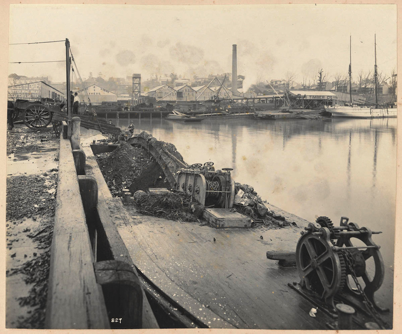 Newtown garbage tip punt Blackwattle Bay