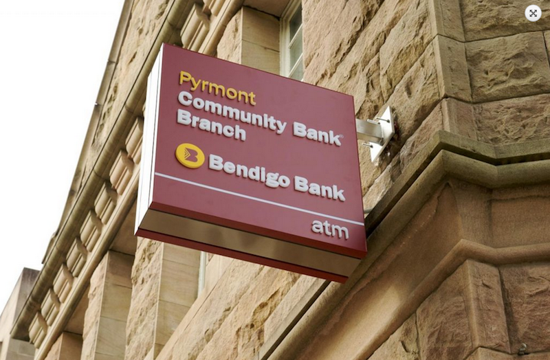 Sign on Harris Street