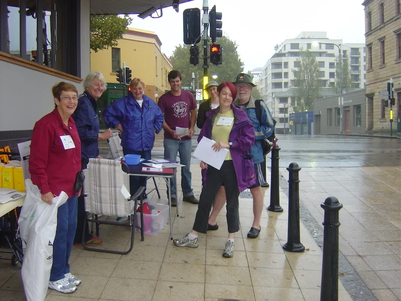 Clean Up Australia in the Rain