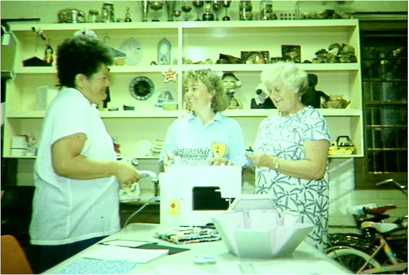 Craft class at Maybanke Recreation Centre May 1990