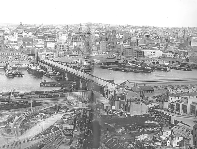 View to Sydney from Pyrmont 1905, Collis