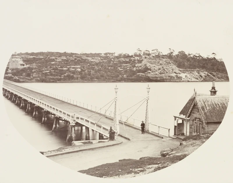 Glebe Island and Glebe Island Bridge 1872