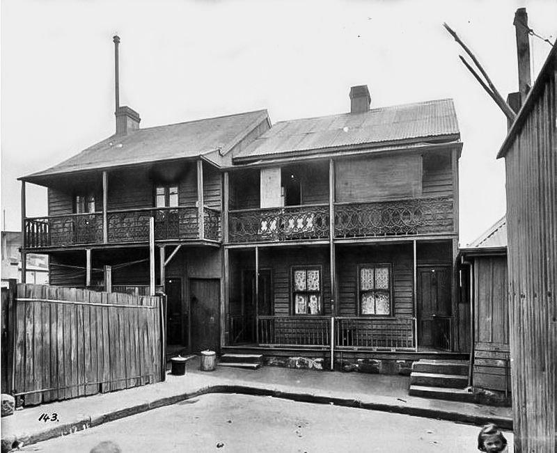 Terraces, Harwood Lane 1915