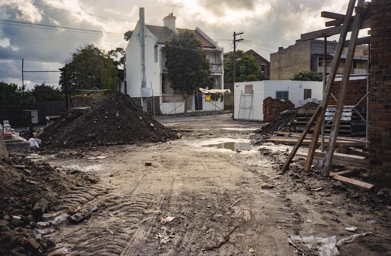 Dept of Housing building site, Mount Street 1989