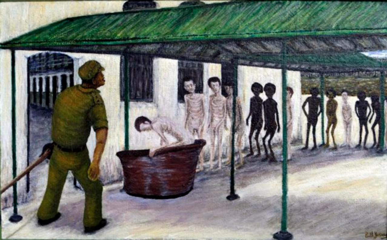 Scabby Bath at Outram Road Prison 1943