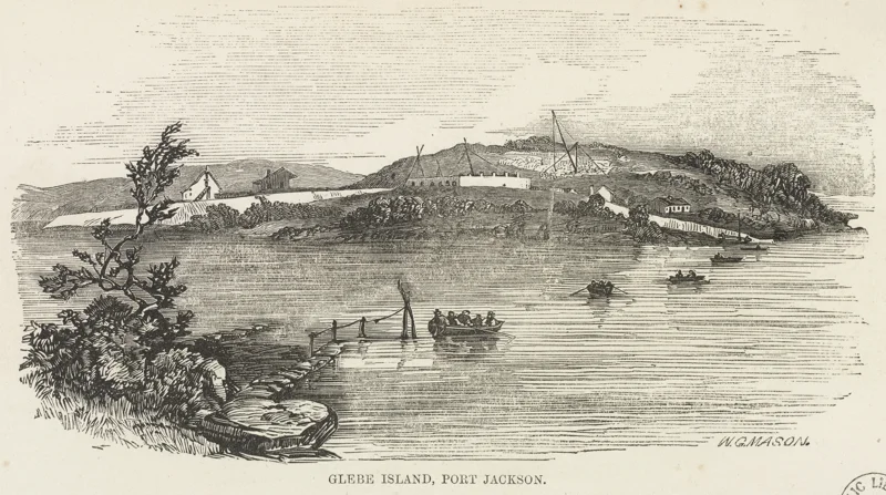 Glebe Island 1857, W.G. Mason