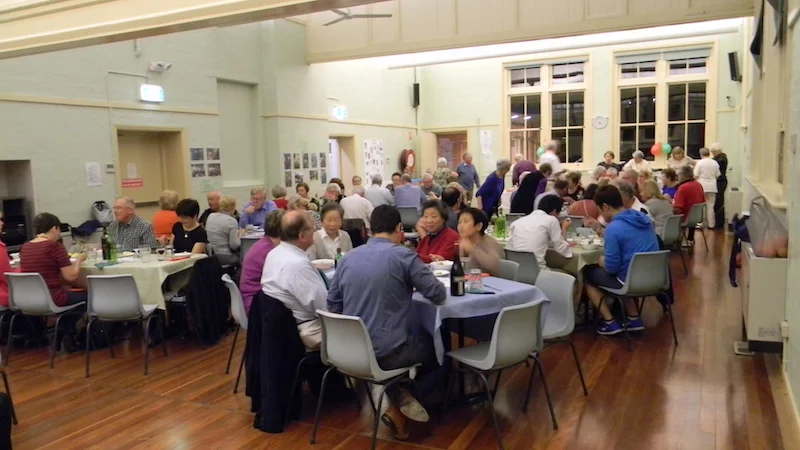 Community Dinner August 2013, photo Paul Limmer