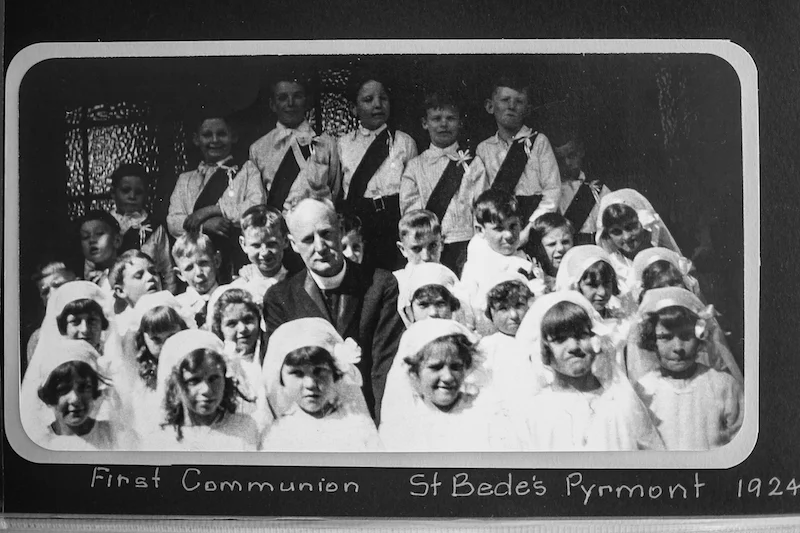 First communion at St Bede's 1924
