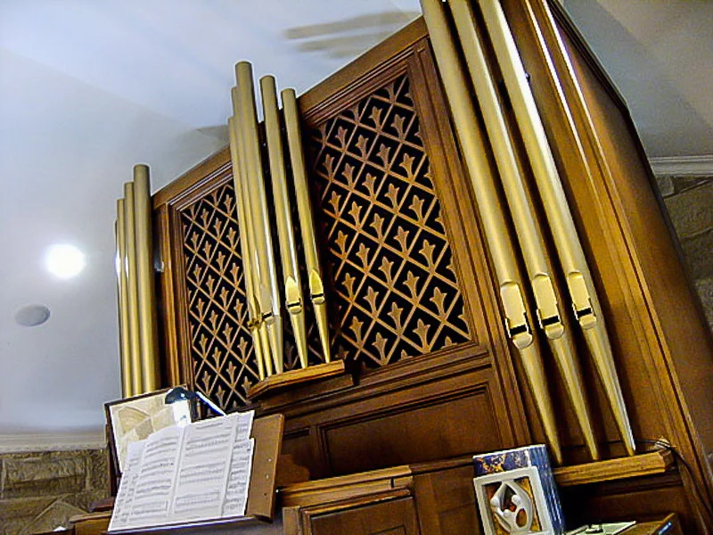 St Bede's restored pipe organ