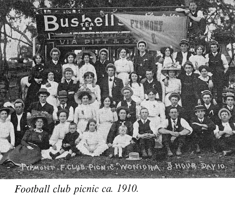 Football club picnic 1910