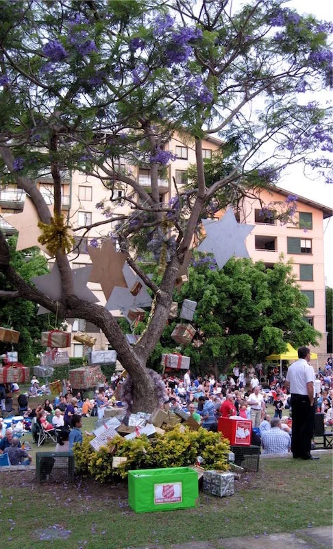 Christmas celebration in Refinery Square 2010