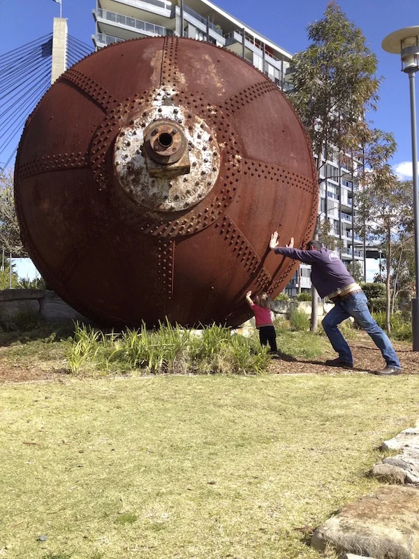 Caneite defibrators in Waterfront Park 2012