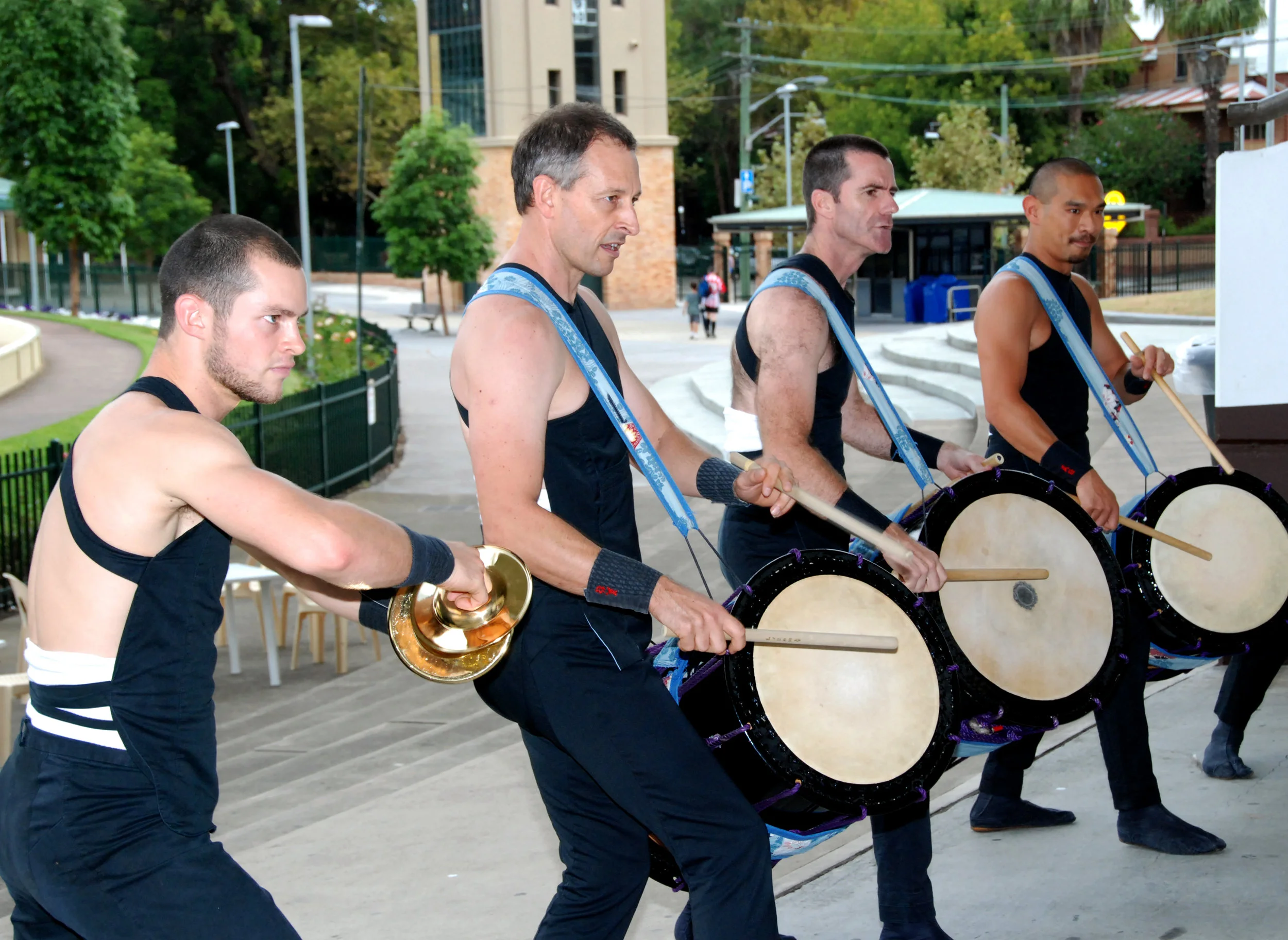 Taikoz drummers