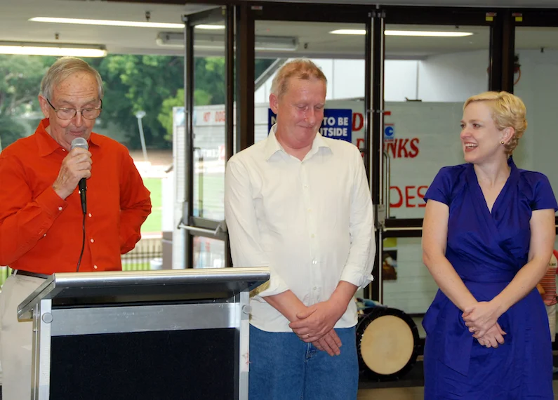 John Brooks, Peter Mann and Verity Firth MP