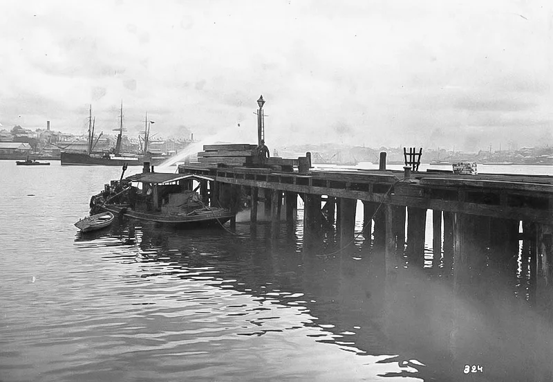 Cleansing the wharves