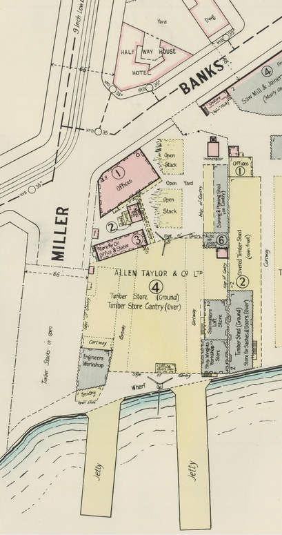 Allen Taylor's timber yard