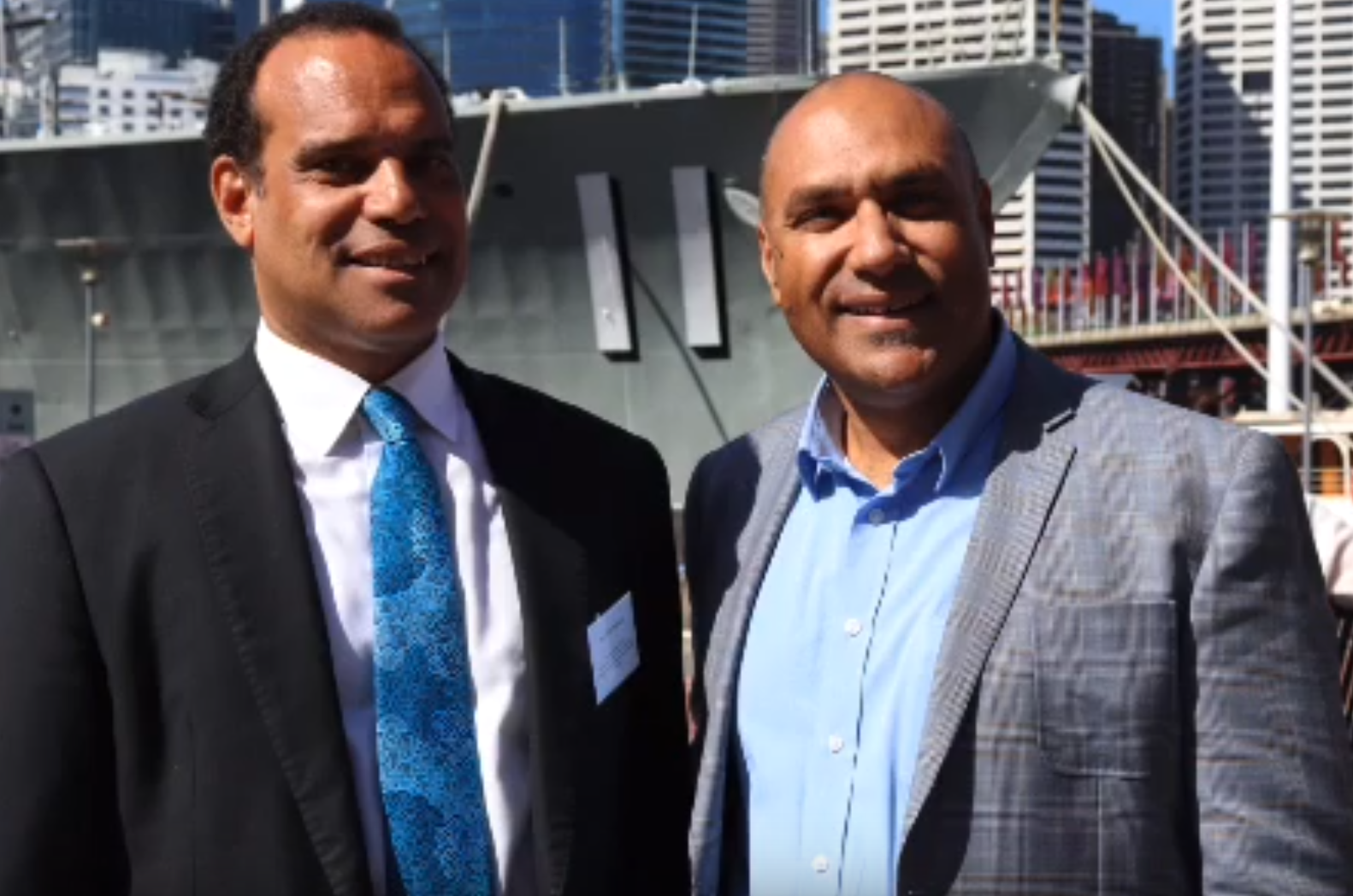 Vanuatu Foreign Minister and Duane Vickery