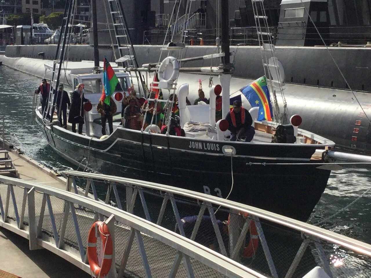 Aboard the Pearl Lugger John Louis